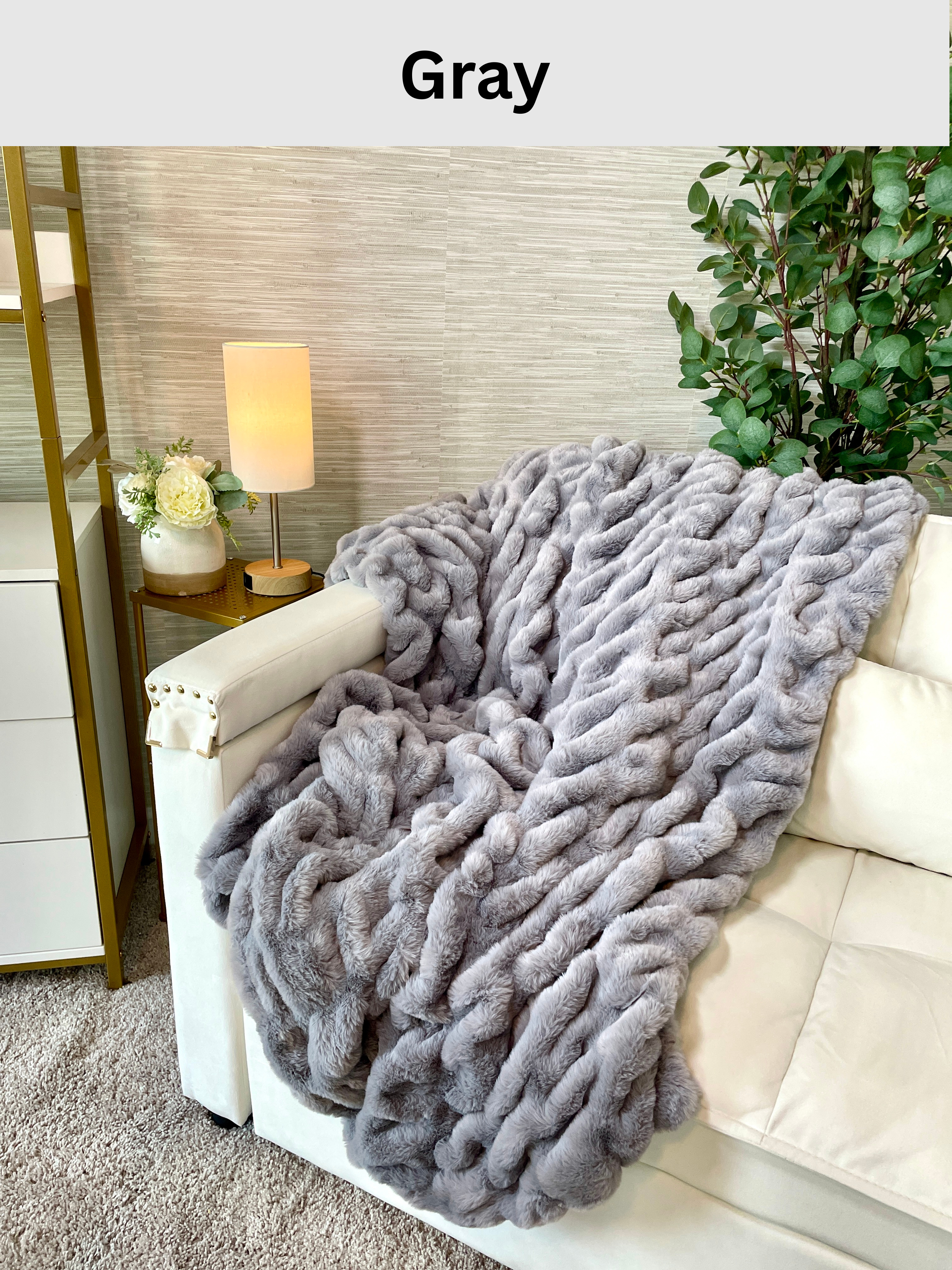 Faux Fur Blanket - Medium & Large