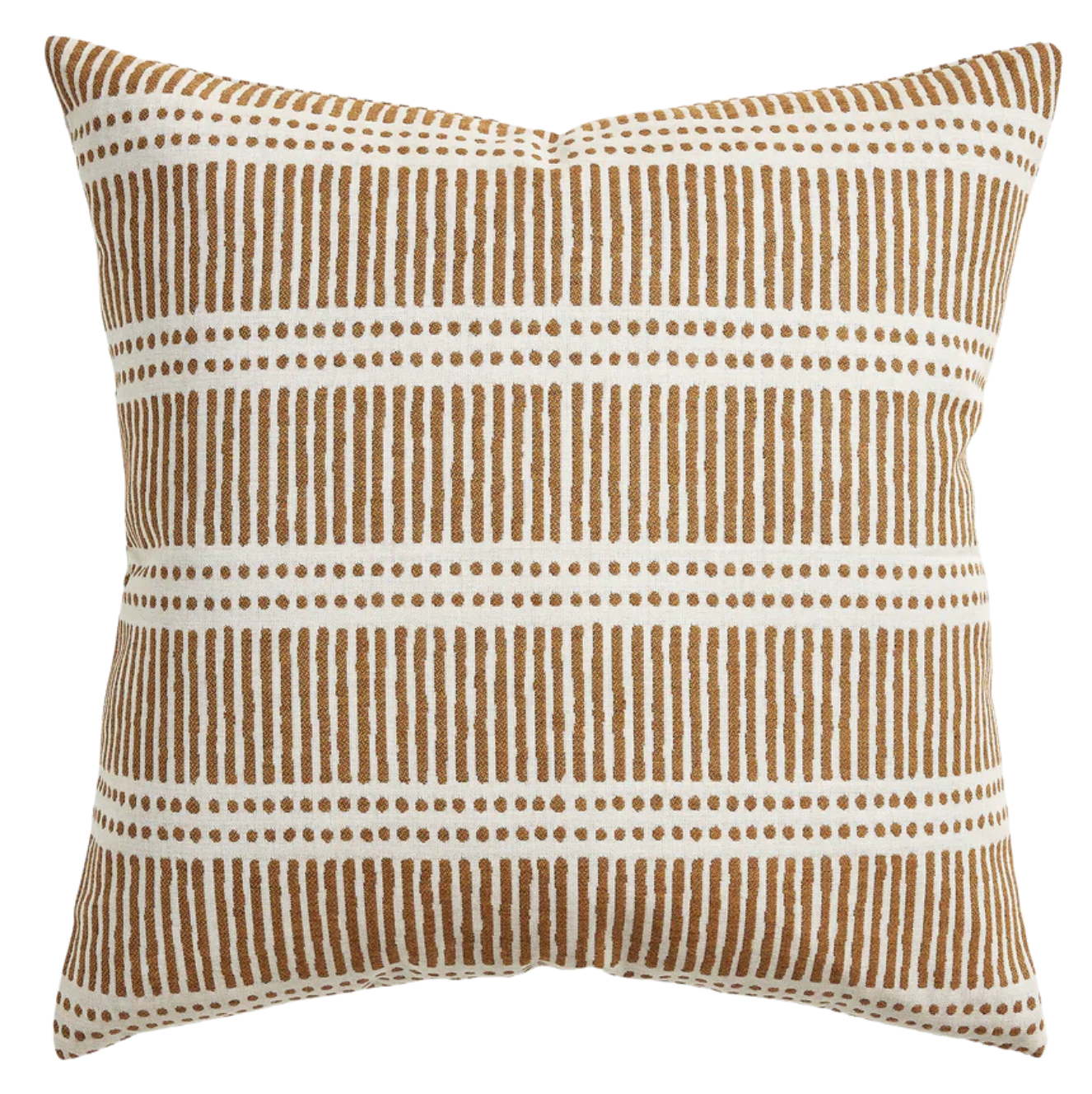 Dash Dot Pillow Cover in Rattan, Walter G Pillows, Decorative Throw Pillows
